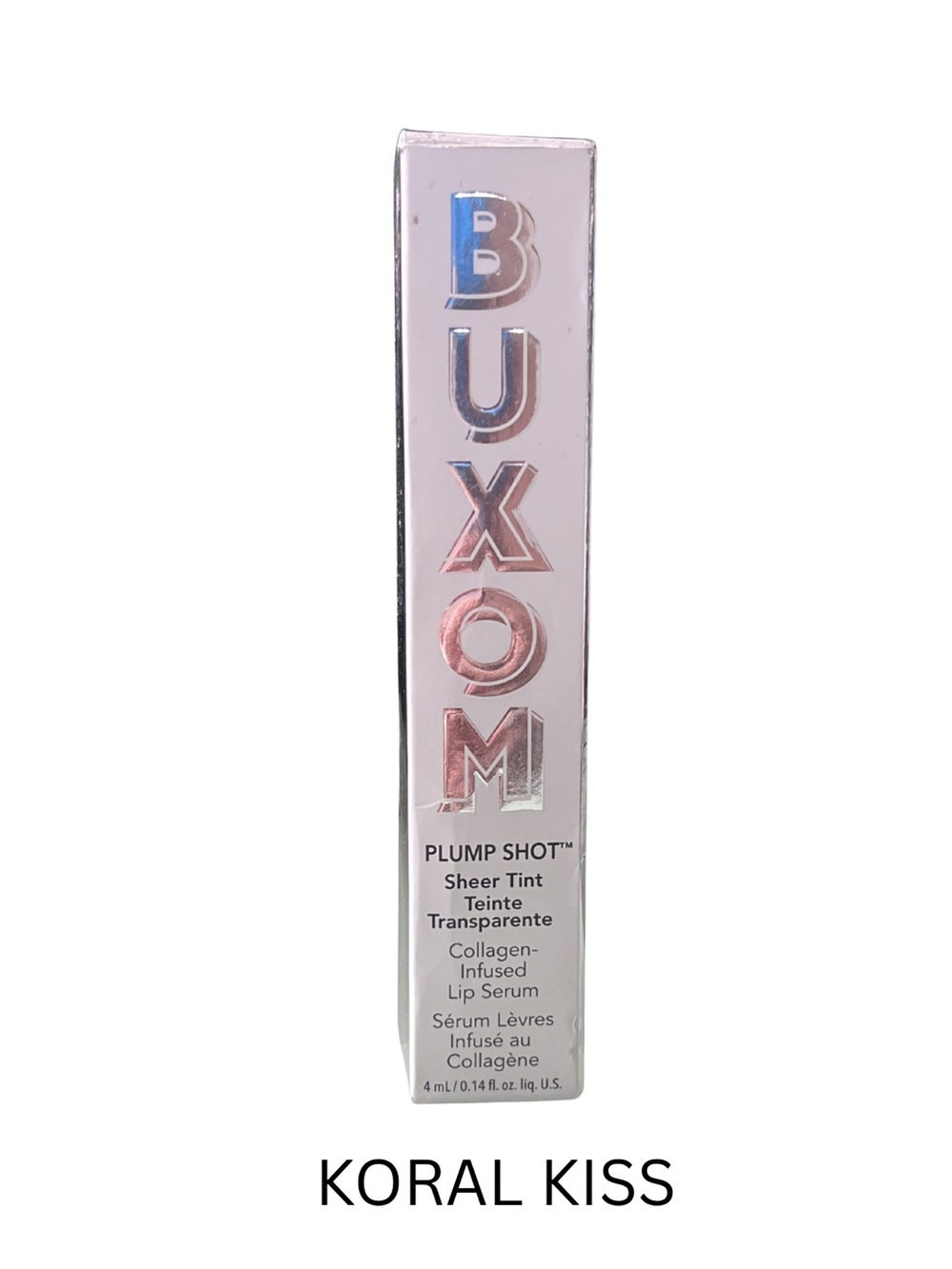 ✨ Buxom Plump Shot Sheer Tint Lip Serum Koral Kiss NIB